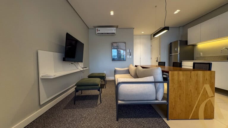 Studio para alugar – Mobiliado – Centro, Florianópolis, SC.