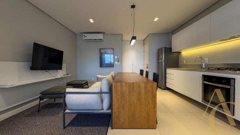 Studio para alugar – Mobiliado – Centro, Florianópolis, SC.