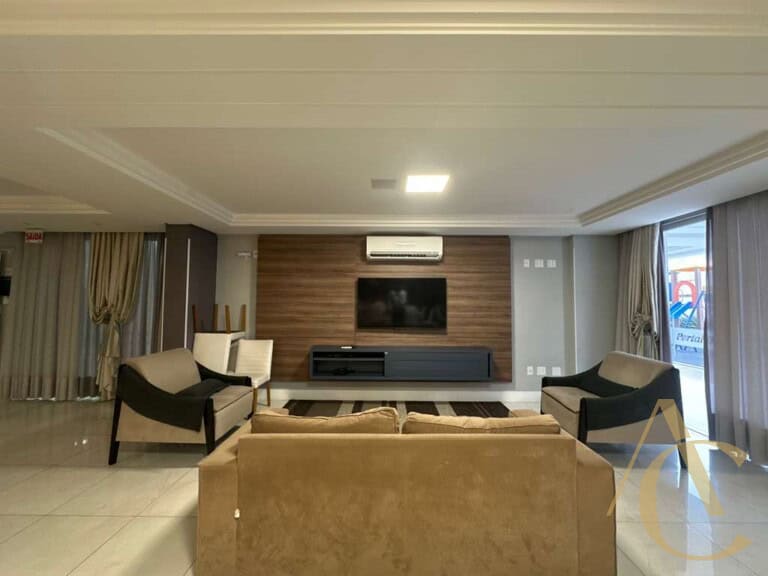 Apartamento à venda – 3 quartos sendo 1 suíte com persiana nos quartos – Barreiros, São José/SC.