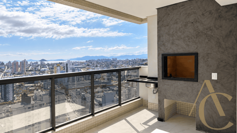Apartamento à venda – 01 suíte e 2 demi-suítes / Brinquedoteca – Kobrasol – São José/SC.