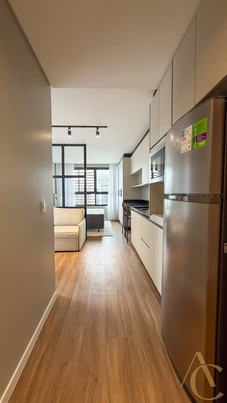 Studio para alugar – 34,95m² – Mobiliado – Centro | Florianópolis/SC.
