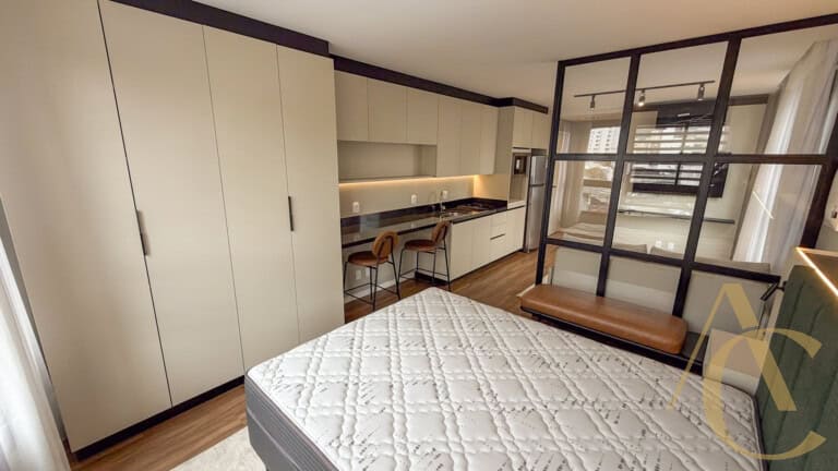 Studio para alugar – 36,37m² – Mobiliado – Centro | Florianópolis/SC.