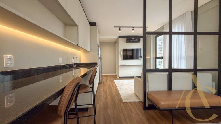 Studio para alugar – 36,37m² – Mobiliado – Centro | Florianópolis/SC.