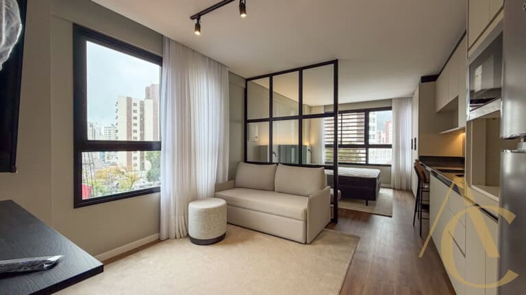 Studio para alugar – 36,37m² – Mobiliado – Centro | Florianópolis/SC.