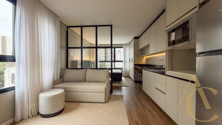 Studio para alugar – 36,37m² – Mobiliado – Centro | Florianópolis/SC.