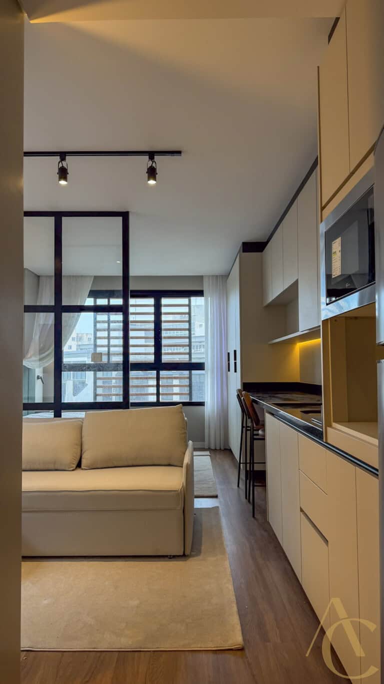 Studio para alugar – 34,95m² – Mobiliado – Centro | Florianópolis/SC.