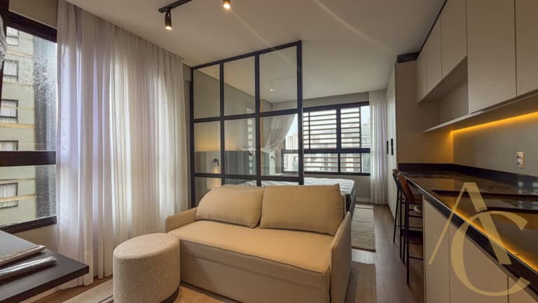 Studio para alugar – 34,95m² – Mobiliado – Centro | Florianópolis/SC.