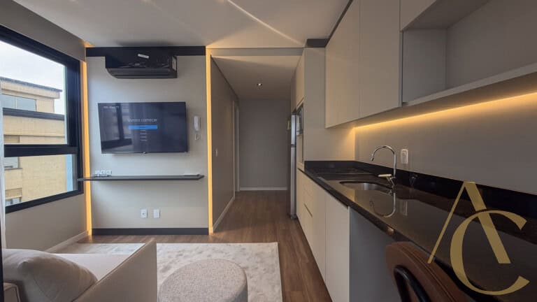 Studio para alugar – 34,95m² – Mobiliado – Centro | Florianópolis/SC.