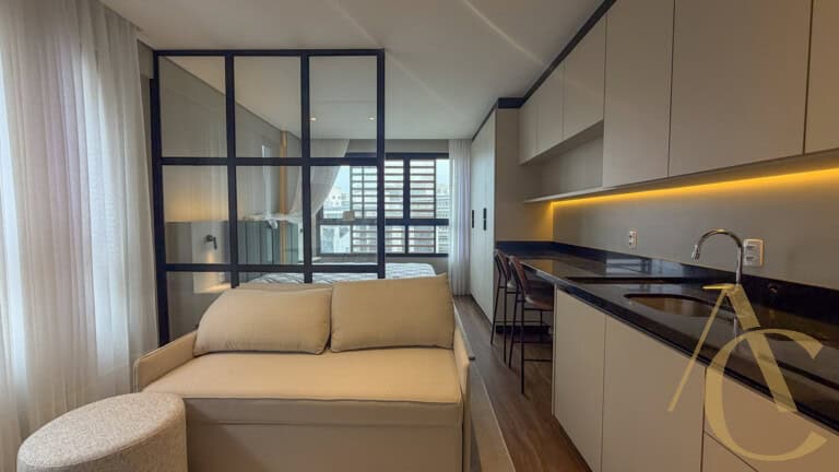 Studio para alugar – 34,95m² – Mobiliado – Centro | Florianópolis/SC.