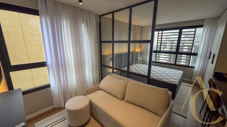 Studio para alugar – 34,95m² – Mobiliado – Centro | Florianópolis/SC.