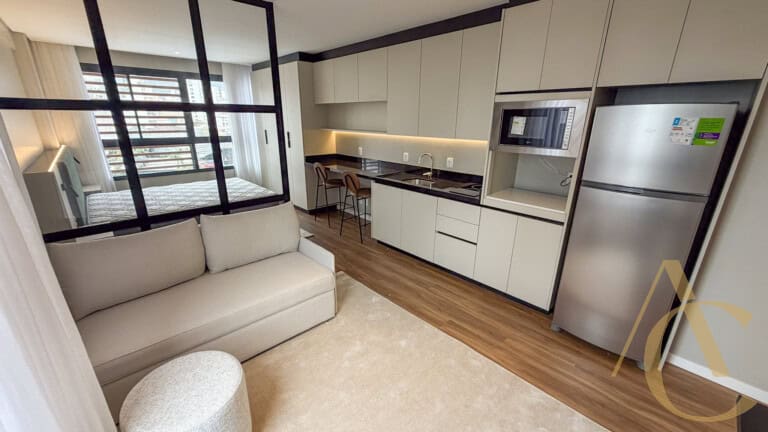 Studio para alugar – 36,37m² – Mobiliado – Centro | Florianópolis/SC.