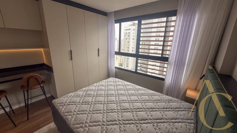 Studio para alugar – 34,95m² – Mobiliado – Centro | Florianópolis/SC.
