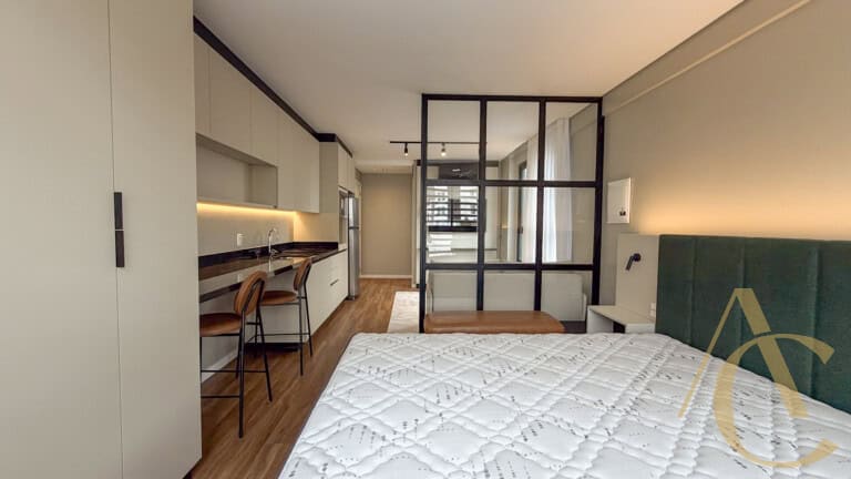 Studio para alugar – 36,37m² – Mobiliado – Centro | Florianópolis/SC.
